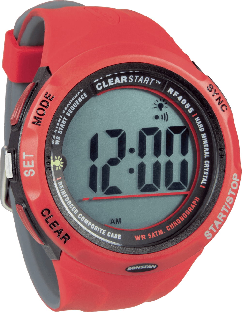 Ronstan clearstart sailing watch, 50mm, red grey