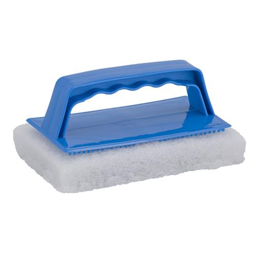 Sjippie scrubbyhouder blauw met pad