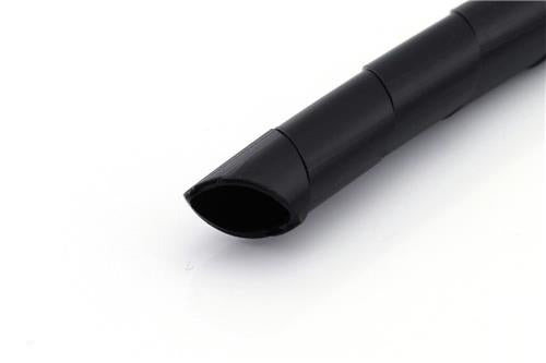 Ripca spiraalband zwart ø7-70mm 25mtr