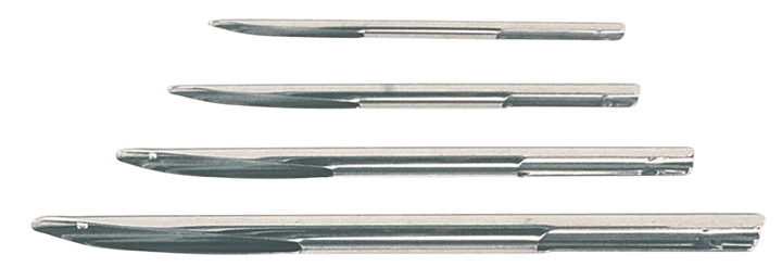 Selma Splitsset 4-delig RVS – 4 / 5,5 / 7,5 / 10 mm