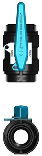 Tru Design kogelafsluiter zwart 1 1/2”BSP