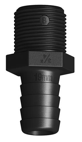 Tru Design slangtule 13mmx1/2”BSP buitendraad lang