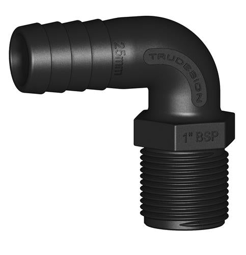 Tru Design slangtule 90° 25mmx1″BSP