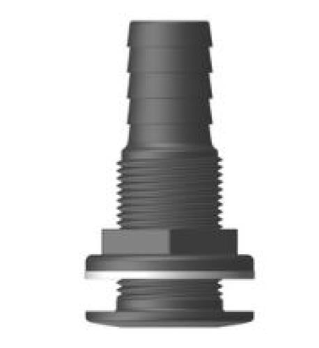 Tru Design huiddoorvoer met tule zwart 25mm 1”BSP