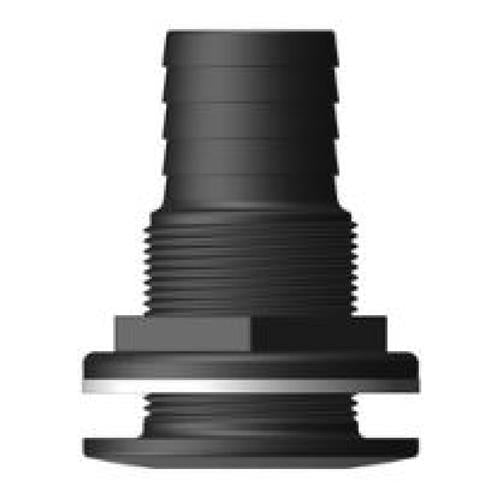 Tru Design huiddoorvoer met tule zwart 38mm 1 1/2”BSP