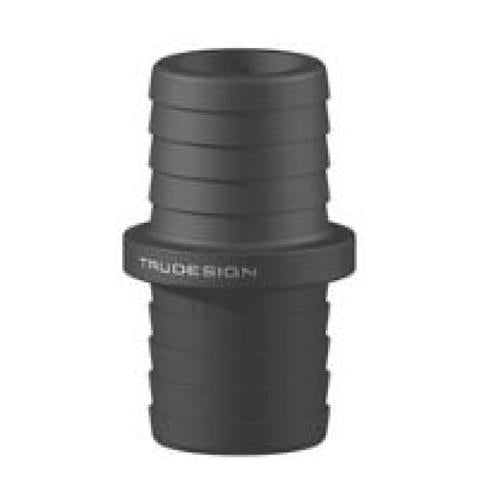 Tru Design terugslagklep zwart 1 1/2”