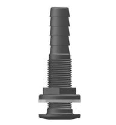 Tru Design huiddoorvoer met tule zwart 16mm 1/2”BSP