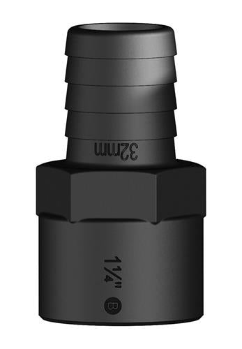 Tru Design slangtule 32mmx1 1/4”BSP binnendraad