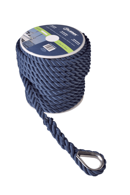 Ankerlijn polyester 12mm 30m navy