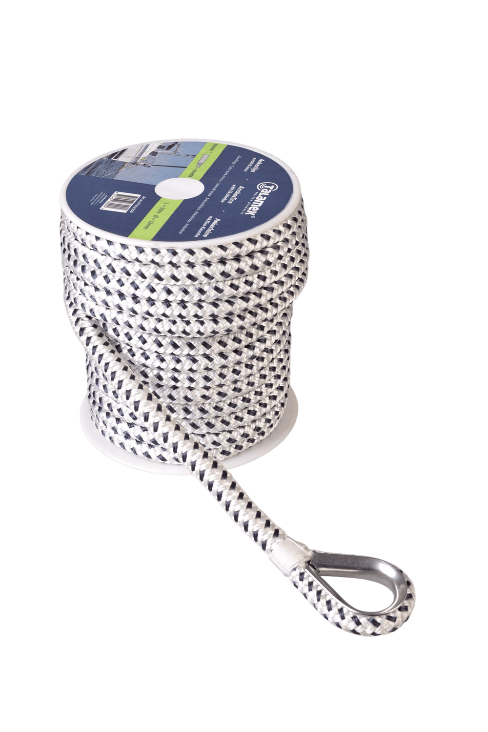 Talamex ankerlijn gevlochten polyester – 16 mm × 40 m – zonder lood