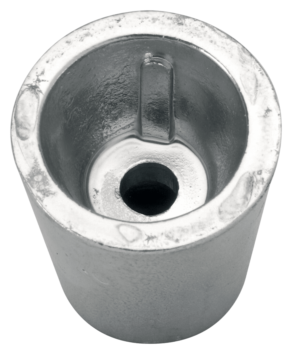 Talamex Schroefas anode zink 40 mm conisch