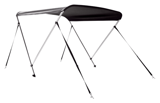 Bimini top deluxe 2 boog 152x110-130x117cm zwart