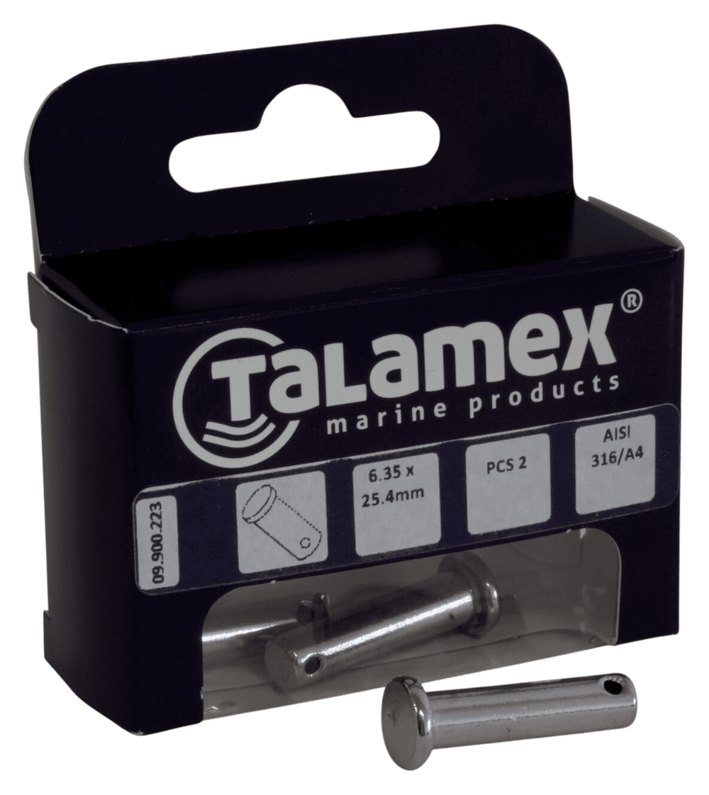 Talamex borstbout RVS AISI 316 – 11 × 30 mm – 1 stuk