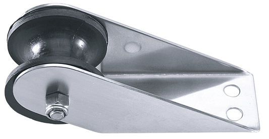 Boegrol 155x51mm rvs