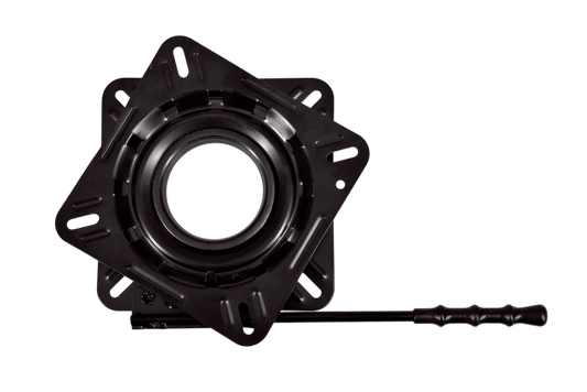 Draaiplateau met lock gecoat zwart