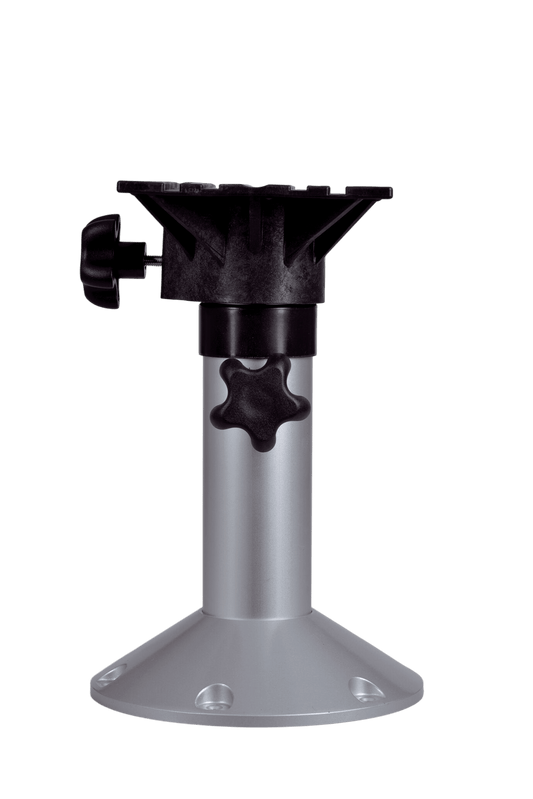 Stoelpoot verstelbaar 340-510mm aluminium