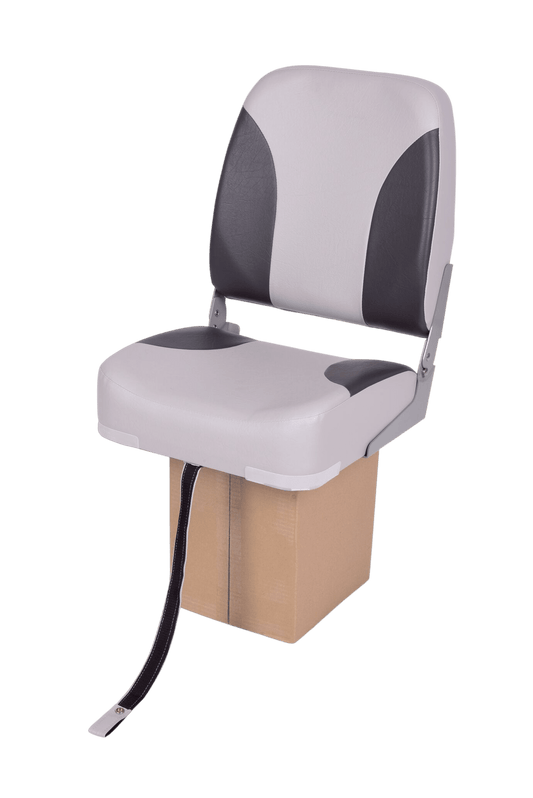 Klapstoel hi-back duo color grijs