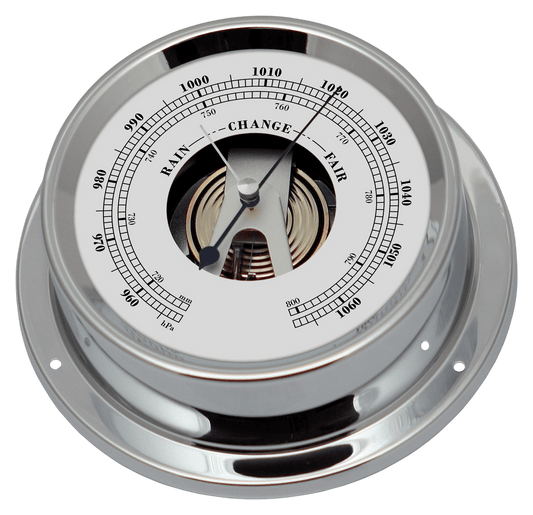 Barometer verchroomd 125/100mm