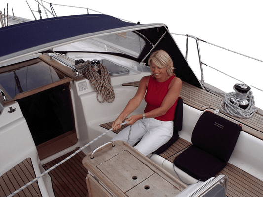 Boat sit comfort navy blue