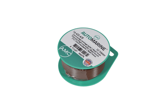 Dunwandige montage kabel 1.5mm² bruin (10m)
