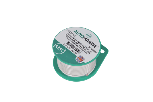 Dunwandige montage kabel 1.5mm² wit (10m)