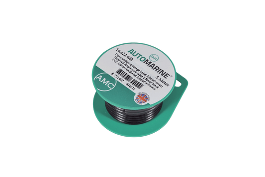 Dunwandige montage kabel 2.5mm² zwart (5m)