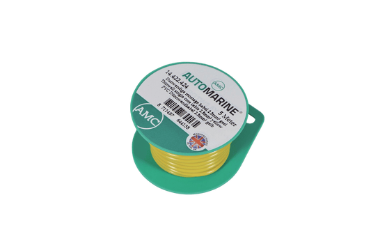 Dunwandige montage kabel 2.5mm² geel (5m)