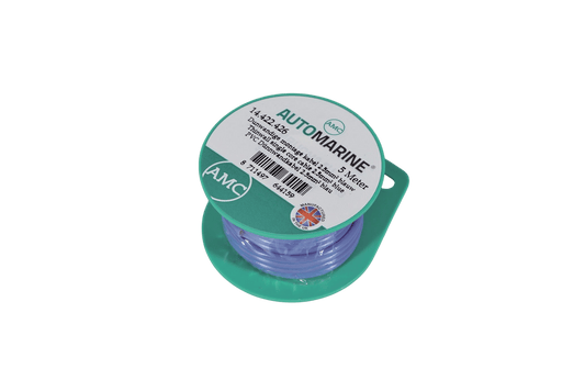 Dunwandige vertinde montage kabel 2.5mm² blauw (5m)
