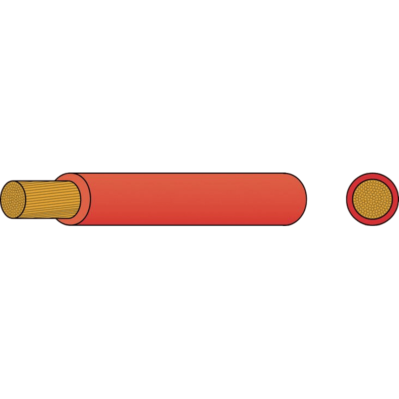 Talamex Accukabel geïsoleerd 25 mm² rood (10 m)