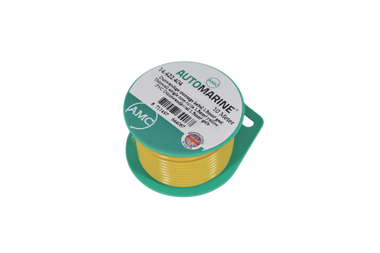 Dunwandige montage kabel 1.5mm² geel (10m)