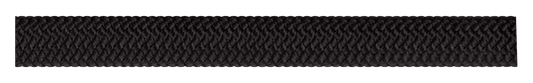 Poly fenderlijn hol 10mm zwart