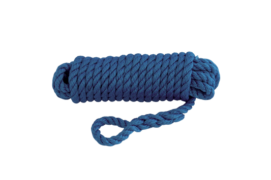 Fenderlijn polypropyleen 8mm 2.5m blauw