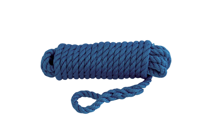 Talamex Fenderlijn polypropyleen – 8 mm × 2,5 m – blauw – 2 stuks