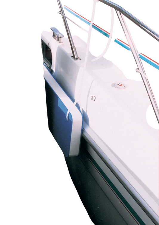 PE vlakke fender 1 blauw