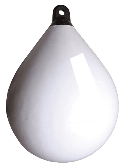 Kogelfender 45cm wit