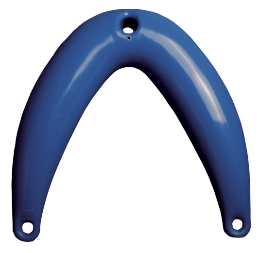 Kopleguaan 52x51cm blauw