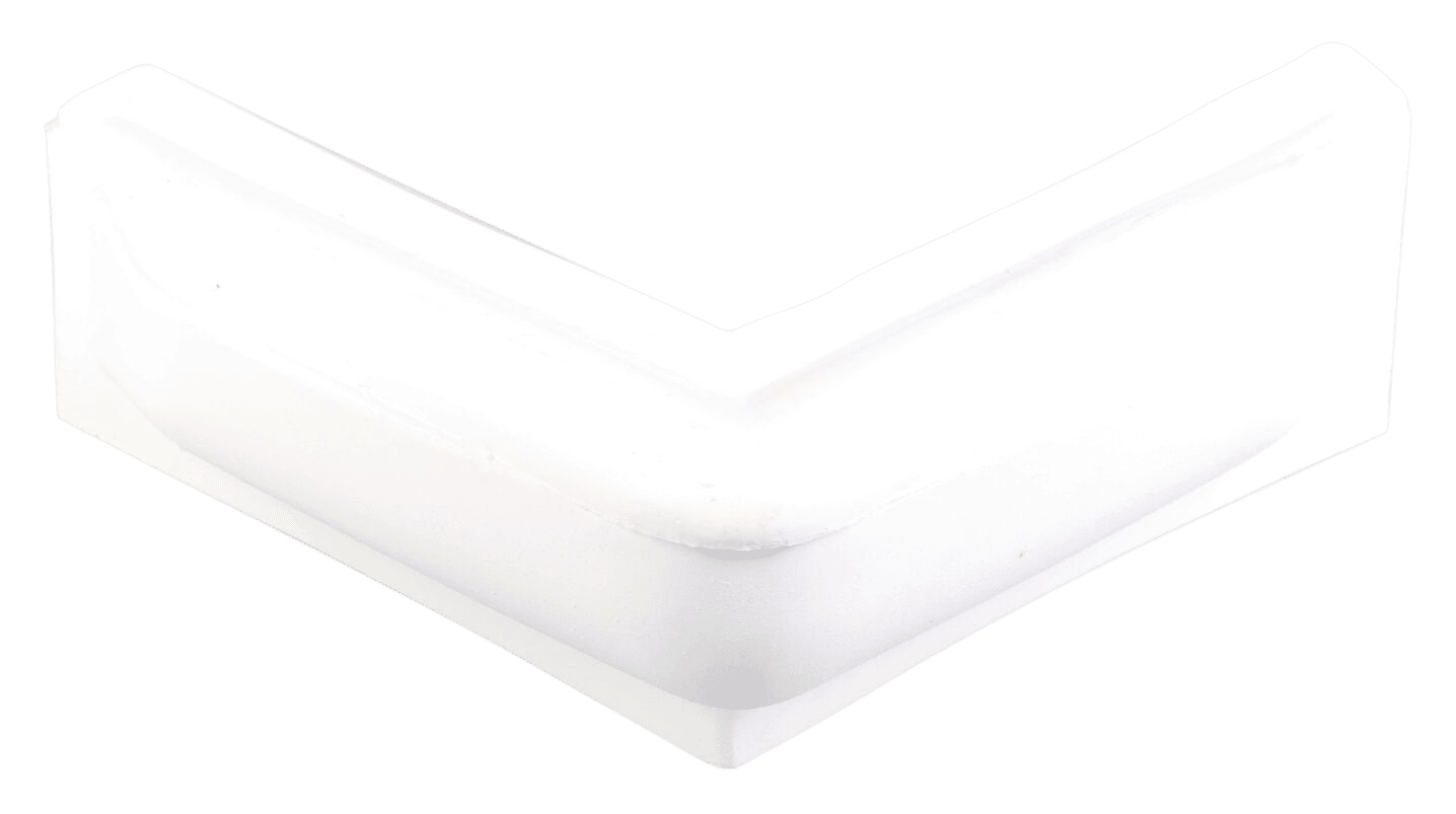 Steigerfender hoek 25+25x7x10cm wit