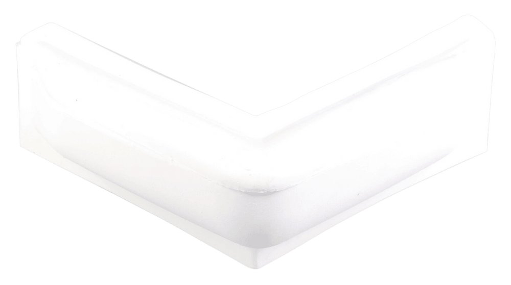Steigerfender hoek 25+25x7x10cm wit