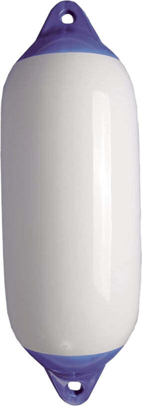 Stootwil wit met blauwe kop star 10 40x10cm
