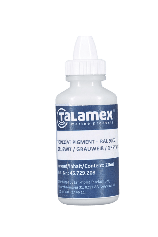 Kleurpigment 20ml ral 9002 grijswit