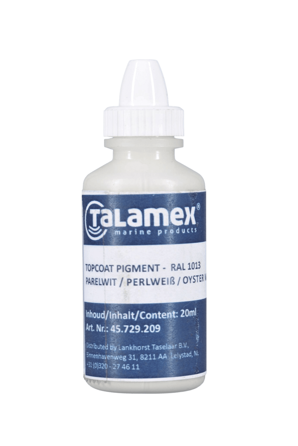 Kleurpigment 20ml ral 1013 parelwit