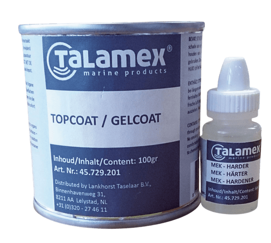 2C topcoat transparant 100g