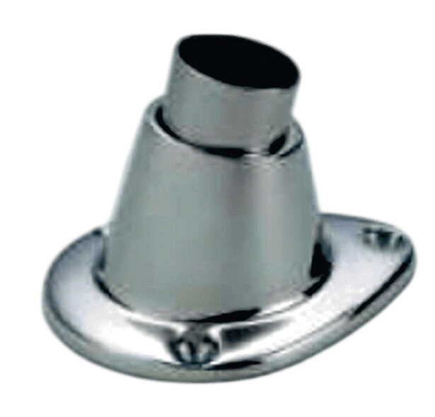 Vlaggenstokhouder rvs 25mm met insert