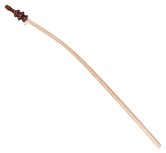 Vlaggenstok luxe gebogen 125cm