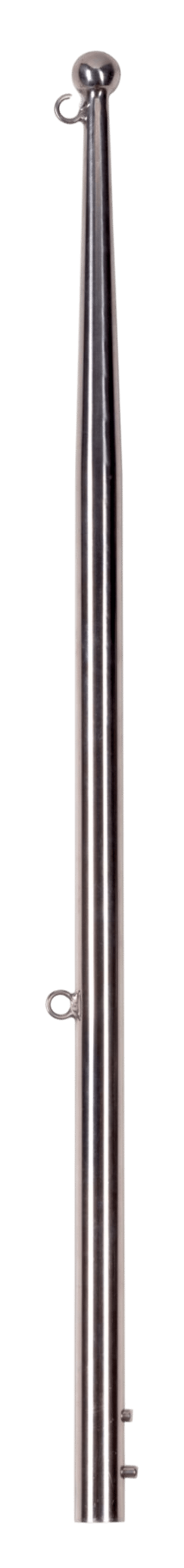 Vlaggenstok snap-lock RVS 20mm x 610mm