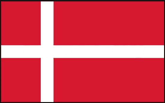 Deense vlag 20x30