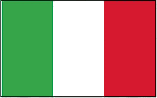Italiaanse vlag 20x30