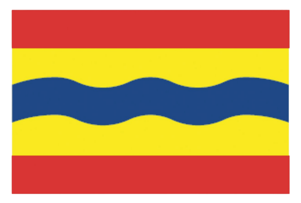 Overijsselse vlag 20x30