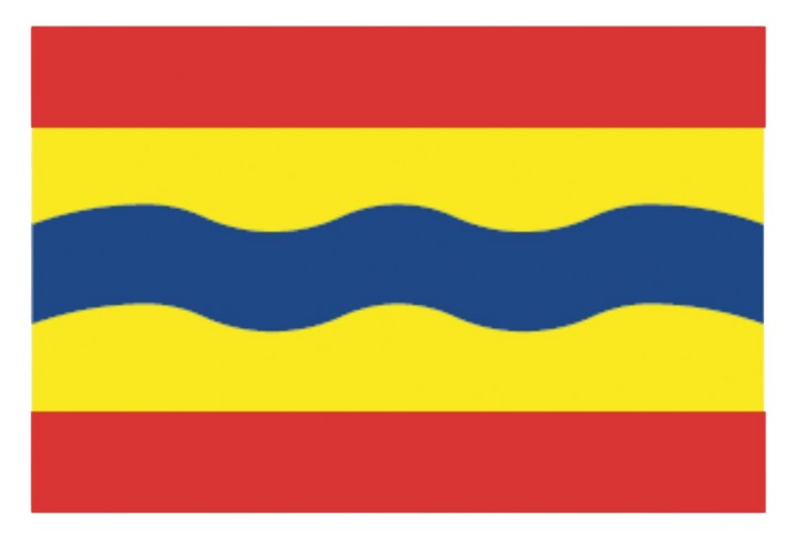 Talamex Overijsselse vlag 20 x 30 cm