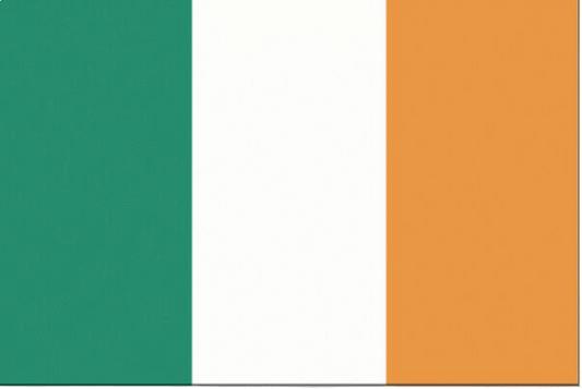 Ierland vlag 30x45